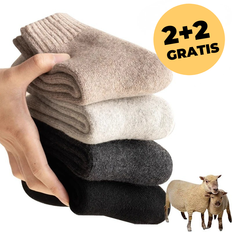 ORTHOFABRIK™ Thermo-Wollsocken – 4er-Set (2+2 Gratis)